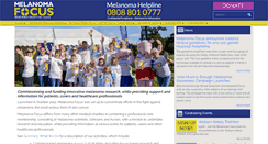 Desktop Screenshot of melanomafocus.com